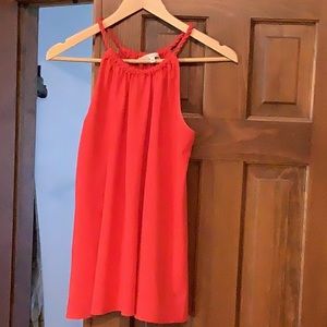 Red tank dressy top size small